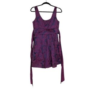 Delia’s Purple Paisley Dress Knee Length Size 7
